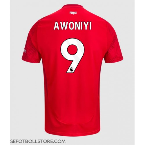 Nottingham Forest Taiwo Awoniyi #9 Replika Hemmatröja 2024-25 Kortärmad